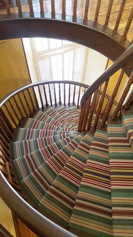Carpet woven for St. George Tabernacle, Church of Latter Day Saints