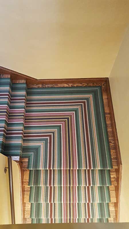 Carpet woven for St. George Tabernacle, Church of Latter Day Saints