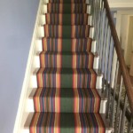 Stair carpet at the Thomas Cole House in Catskill NY