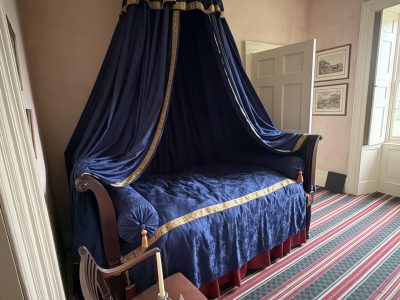 George Clark's Bed Hanging at Hyde Hall