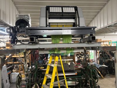 New Staubli Jacquard being installed in August 2025