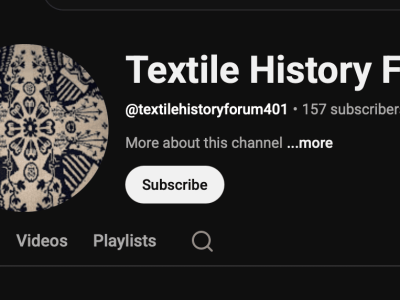 Textile History Forum YouTube Channel