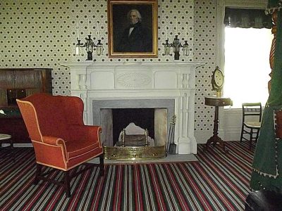 The Wing chair at Granger Homestead